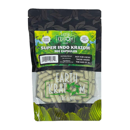 earth kratom_300ct super indo kratom - BBW Supply