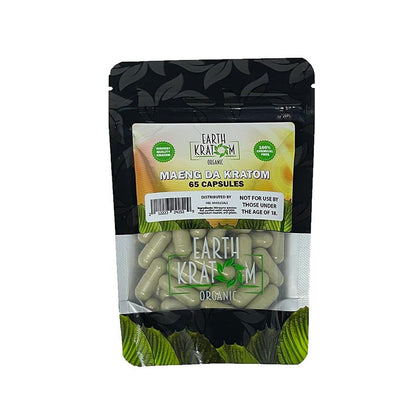 earth kratom_65ct green maeng da kratom - BBW Supply