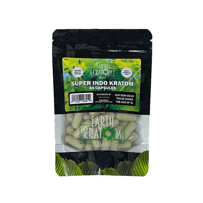 earth kratom_65ct super indo kratom - BBW Supply