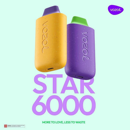 VOZOL STAR 6000 Disposable Kit 500mAh | PACK OF 10